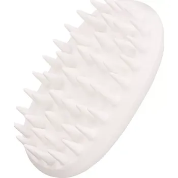 Masážní přístroj Masážní kartáč na pokožku hlavy bílý