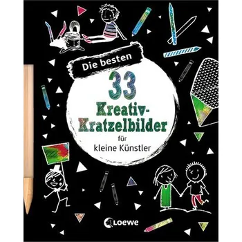 První čtění Die besten 33 Kreativ-Kratzelbilder für kleine Künstler