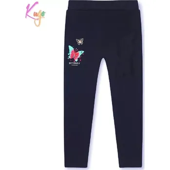 Dívčí zateplené legíny Kugo WL0934, tmavě modré