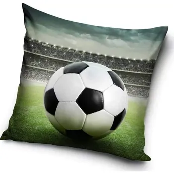Povlak na dekorativní polštářek DOVOZ EU Povlak na polštář fotbal velvet