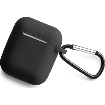 Příslušenství pro sluchátka Pouzdro na AirPods Gen 2 | Černé | Silikon - Trendhim