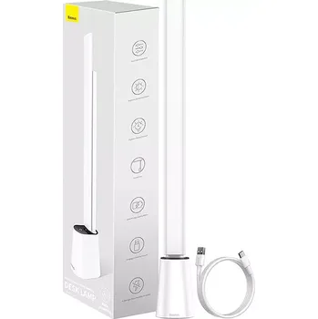 Lampička Skládací stolní LED lampa BASEUS Smart Eye, dobíjecí, bílá