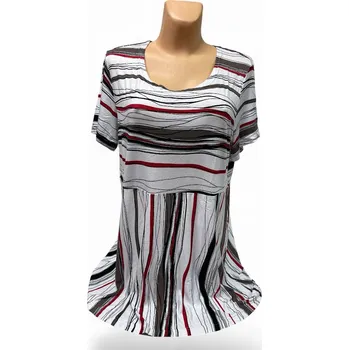 Halenka GIZELLA, Barva Bílá, Velikost XL48, Materiál 96% Viskoza 4% Lycra