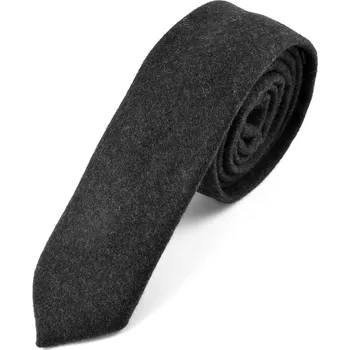 Kravata Ručně zhotovená tmavě šedá kravata - Tailor Toki