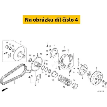 Honda Spojková pružinka Honda 22401KVY900