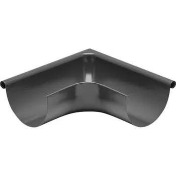 okap KJG roh vnější 90° pozink + barva, r.š.330 mm Barva: RAL 7016 Antracit
