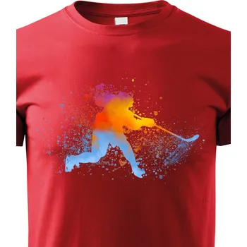 Chlapecké tričko Dětské tričko Hokej, Barva Červená, Velikost 110 cm/4 roky, Canvas Dětské tričko Bezvatriko.cz 1628