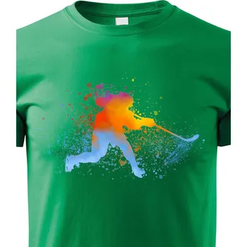 Chlapecké tričko Dětské tričko Hokej, Barva Zelená, Velikost 110 cm/4 roky, Canvas Dětské tričko Bezvatriko.cz 1628