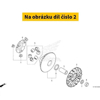 Auto-moto Honda Polořemenice Honda PCX 21- 22102K1ZJ10