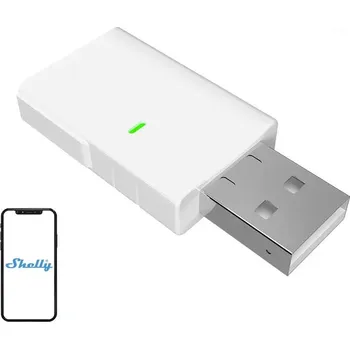 Centrální jednotka pro chytrou domácnost Shelly BLU Gateway Bluetooth brána s Wi-Fi ve formě USB-A klíče SHELLY-BLU-GTW