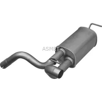 Výfukový systém Střední tlumič výfuku ASMET 05.263