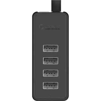 USB hub Orico rozbočovač usb se 4 porty usb 2.0 (černý)