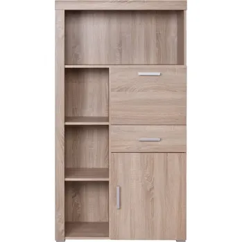 regál Barový regál DAMY 1D1S1B dub sonoma