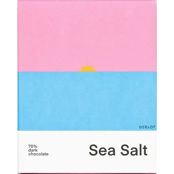 Čokoláda Ocelot Chocolate - Tmavá čokoláda 70% s mořskou solí BIO
