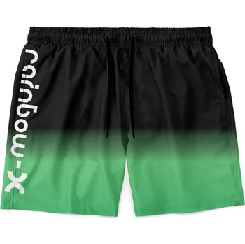 Pánské plavky Pánské plavky short – Green gradient (Velikost: S)