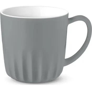 G.Benedikt 1882, Karlovy Vary Hrnek Ribby 300 ml colour - štěrková šedá