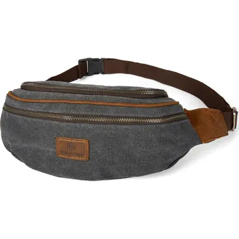 Ledvinka Symon šedá a světle hnědá ledvinka - Salt & Hide