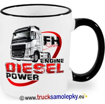 Truck hrnek VOLVO DIESEL POWER fh series (Keramický hrnek PREMIUM 0,33 l )