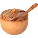 Cukřenka se lžičkou z olivového dřeva