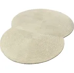 Bolia Krémově bílý vlněný koberec Zen 134 x 190 cm