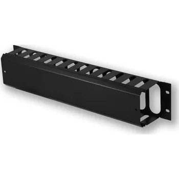 Patch panel CM.VP01.02F 19" vyvazovací panel, 2U, kovový