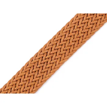 Splétaný popruh šíře 32 mm, barva 14 béžová tm.