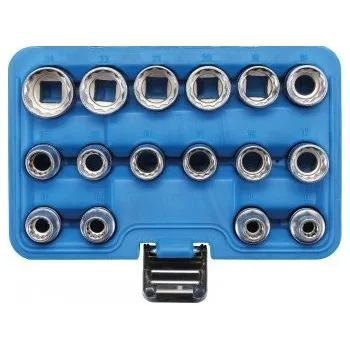 Auto-moto Hlavice nástrčné 1/2" 8,0-24,0 mm, 16 dílů - BGS 2226