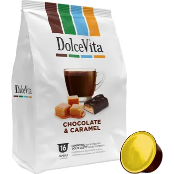 Dolce Vita | Karamelová čokoláda - Počet kapslí pro Dolce Gusto: 16