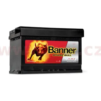74Ah baterie, 680A, pravá BANNER Power Bull 278x175x190 BANNER BA P7412