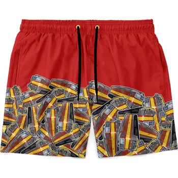 Pánské plavky Pánské plavky short – Brejlovec červený (Velikost: L)