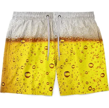 Pánské plavky Pánské plavky short – Pivo (Velikost: XL)
