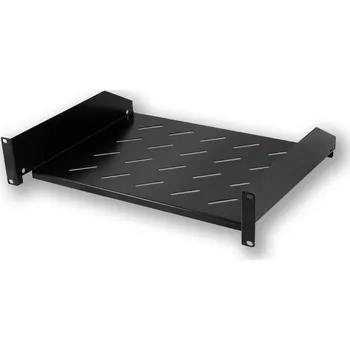 Racková skříň SH.0275.040 19" polička s perforací, 2U, hloubka 275 mm