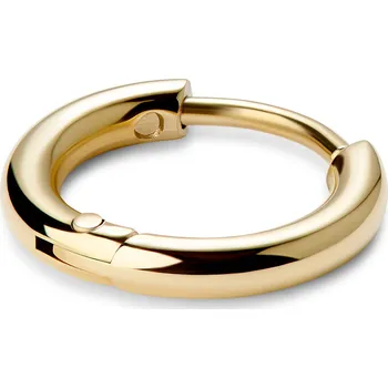 Náušnice Huggie | 6mm náušnice kroužek z chirurgické nerezové oceli zlaté barvy - Lucleon