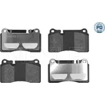 Sada brzdových destiček, kotoučová brzda MEYLE 025 240 9817/PD