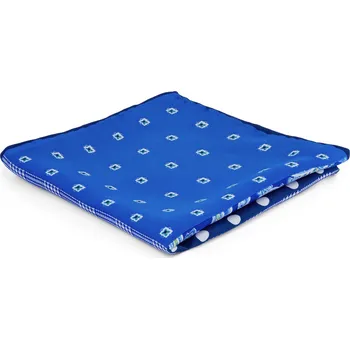 Látkový kapesník Modrý kapesníček do saka Paisley Patchwork - Tailor Toki