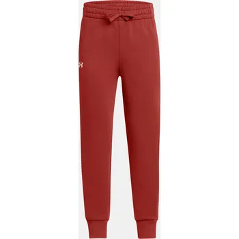 Dívčí oblečení Dívčí tepláky Under Armour UA Rival Fleece Joggers 1379525-840 Oranžová YLG