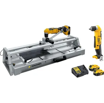 Nůžky na plech Jouanel elektrická řezačka břidlice s akumulátorovou vrtačkou DEWALT