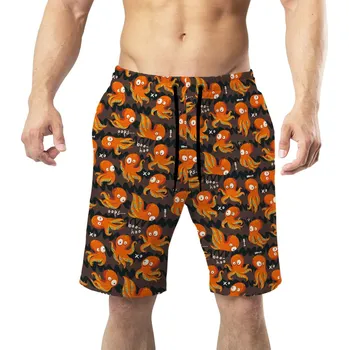 Pánské plavky Pánské plavky long – Chobotničky (Velikost: L)