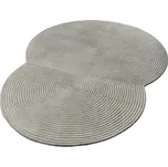 Bolia Světle šedý vlněný koberec Zen 134 x 190 cm