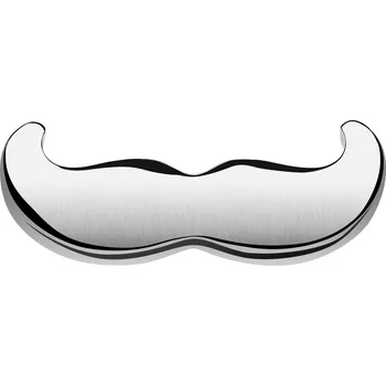 Brož Meraklis | Jehlice do klopy knír stříbrné barvy - Trendhim