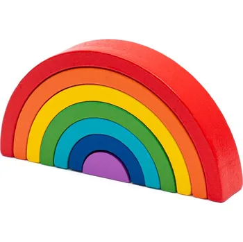 Dřevěná hračka Dřevěná duha Montessori Baby Mix