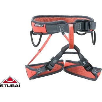 Lezecký doplněk Sportovní horolezecký úvazek TRIPLE červeno-černý - XS-M