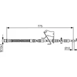 Brzdová hadice BOSCH 1 987 481 684