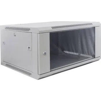 Serverovna WM.6412.G nástěnný, složený, 12U, 600 x 450, sklo