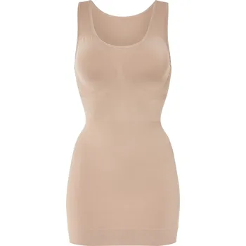 Dámské šaty esmara® Dámské bezešvé tvarující šaty (L(44/46), béžová)