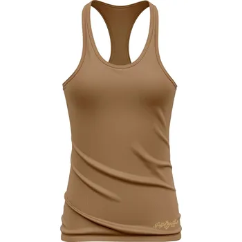 Dámské funkční sportovní TÍLKO Cappuccino Bamboo Ultra CLASSIC - Hnědá / XS