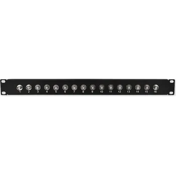 Patch panel PP-146 16P/BNC 19" patch panel 1U, 16 portů BNC