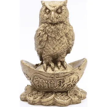 Milujeme Kameny Sova na ingotu - soška Feng shui - velká 470838