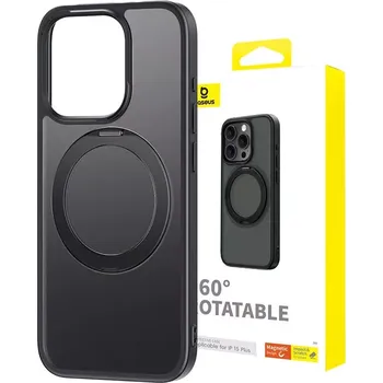 Pouzdro na mobilní telefon Baseus Magnetické iPhone 15 Plus CyberLoop Series černé