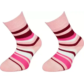 Chlapecké oblečení Trepon Dětské bavlněné ponožky JANKA - růžové 16-17